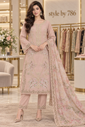 NS DOT 10 embroidered suit in Dusty Pink